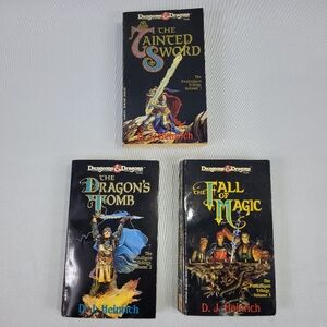 D&D Dungeons Dragons Penhaligon Trilogy 3 Paperback Novel Books